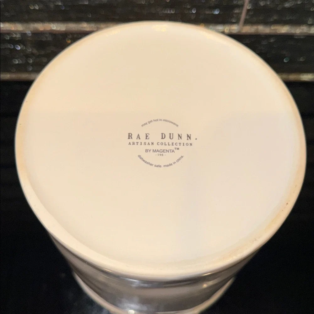 Rae Dunn 'Grandma's Kitchen' Utensil Holder Large Crock Jar Ceramic Pottery